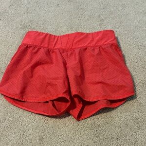 Kids Red Athletic Shorts
